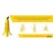 Banana Cone Caution Sign, Wet Floor, Banana Peel Cone, Plastic, 2 ft Height, PK6 CONE24 - alternate 3